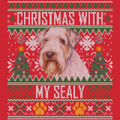 Ugly Sweater Christmas with My Sealyham Terrier - Adult Unisex Long Sleeve T-Shirt