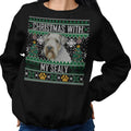 Ugly Sweater Christmas with My Sealyham Terrier - Adult Unisex Crewneck Sweatshirt