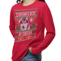 Ugly Christmas Sweater with My Siberian Husky - Adult Unisex Long Sleeve T-Shirt