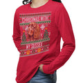 Ugly Christmas Sweater with My Sussex Spaniel - Adult Unisex Long Sleeve T-Shirt