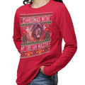 Ugly Christmas Sweater with My Tibetan Mastiff - Adult Unisex Long Sleeve T-Shirt