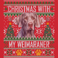 Ugly Sweater Christmas with My Weimaraner - Adult Unisex Long Sleeve T-Shirt