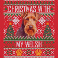 Ugly Sweater Christmas with My Welsh Terrier - Adult Unisex Long Sleeve T-Shirt