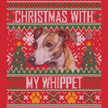 Ugly Sweater Christmas with My Whippet - Adult Unisex Long Sleeve T-Shirt