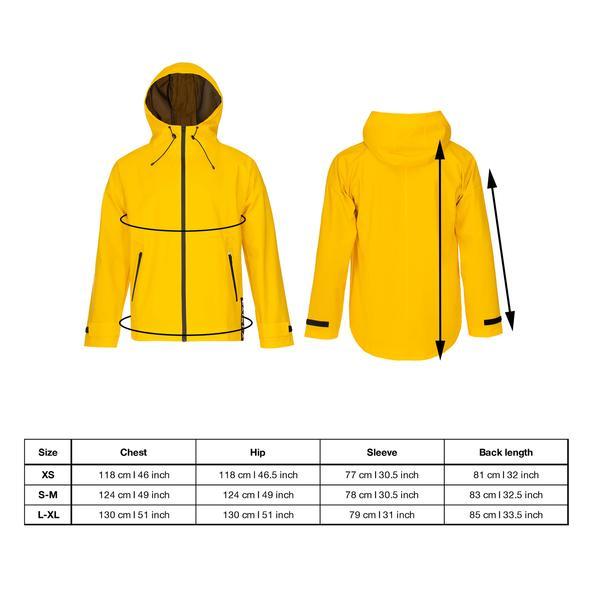 PAIKKA Men's Reflective Visibility Raincoat