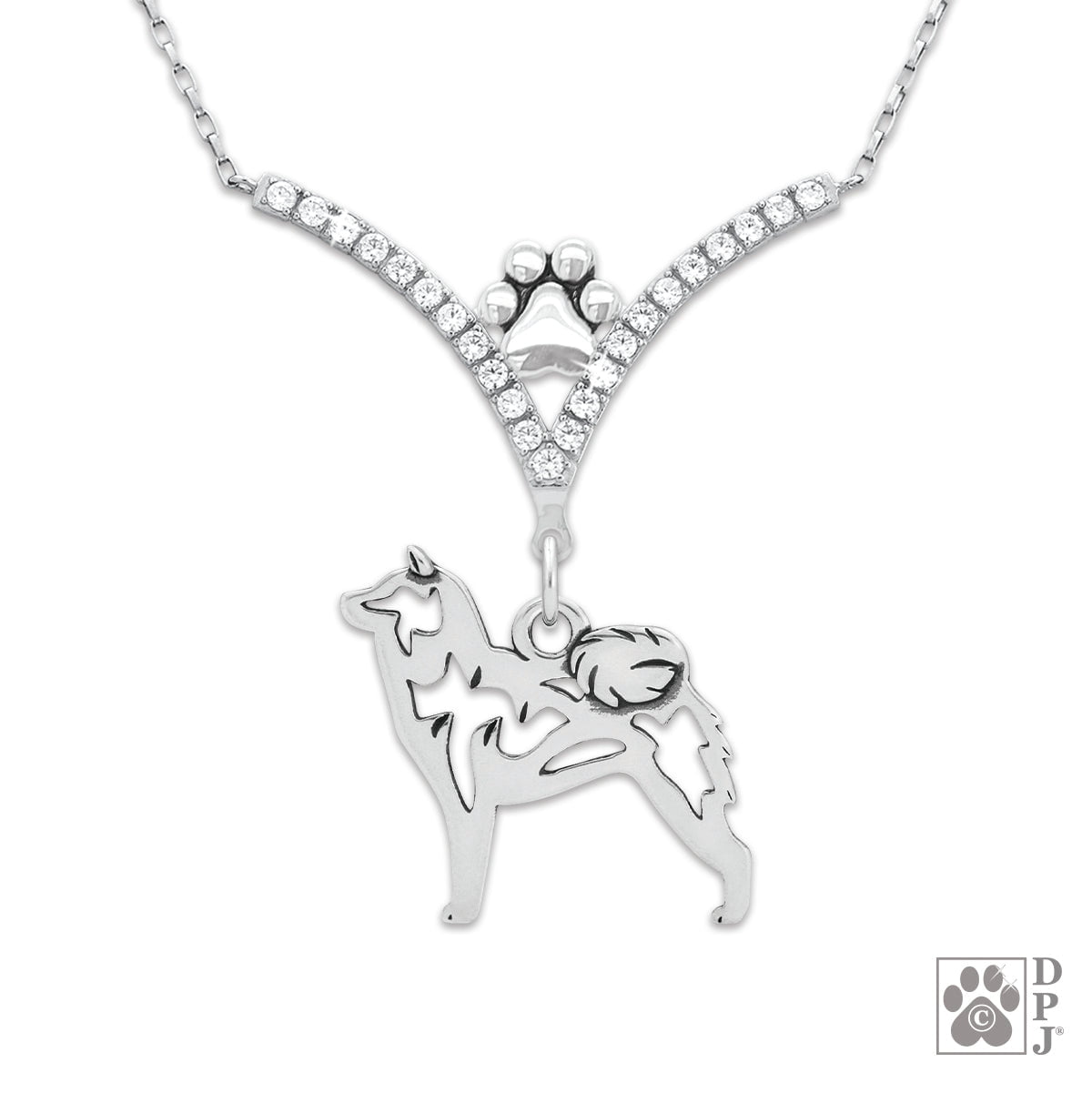 Personalised 'Walk With Me' Dog Lovers Necklace By Charlotte Lowe Jewellery  | notonthehighstreet.com