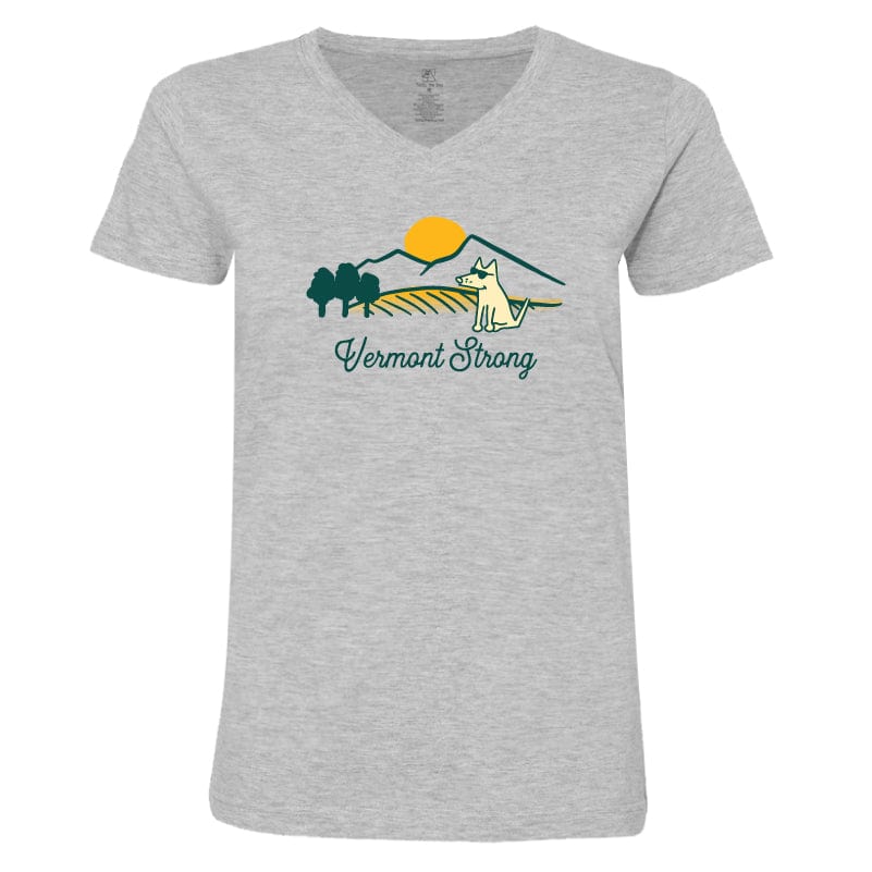Vermont Strong - Ladies T-Shirt V-Neck