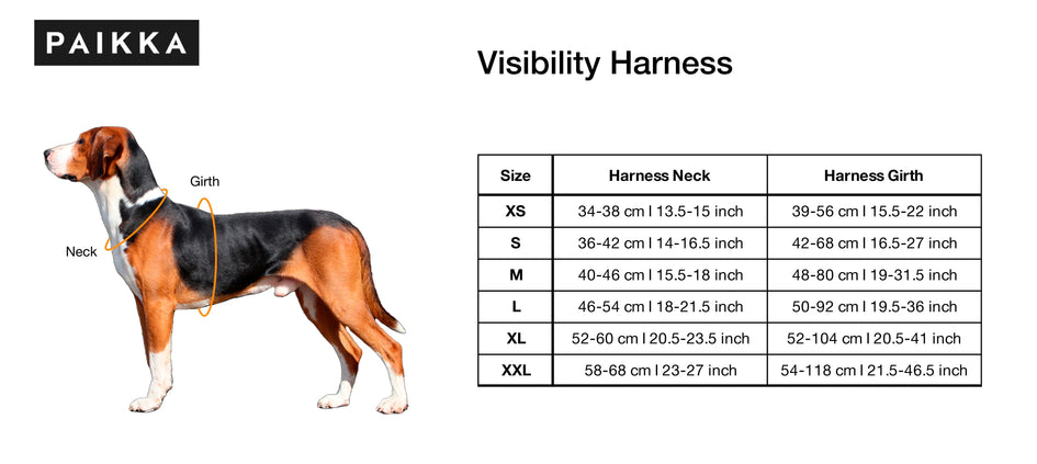 PAIKKA Dog Visibility Harness