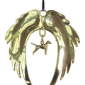 Vizsla Gold Plated Holiday Angel Wing Ornament