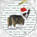 Cardigan Welsh Corgi "Happy Howlidays" Ornament