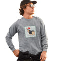 Pembroke Welsh Corgi (Tri-Color) Happy Howlidays Text - Adult Unisex Long Sleeve T-Shirt