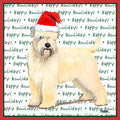 Soft Coated Wheaten Terrier Happy Howlidays Text - Adult Unisex T-Shirt