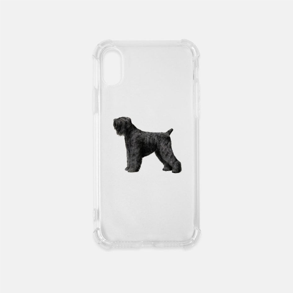 Black Russian Terrier Clear Phone Case