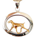 Weimaraner Sterling & 14k Gold Jewelry