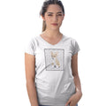 Corgi Puppy Love Text - Women's V-Neck T-Shirt