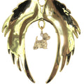 West Highland White Terrier Westie Gold Plated Holiday Angel Wing Ornament
