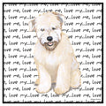 Soft Coated Wheaten Terrier Puppy Love Text - Women's V-Neck T-Shirt
