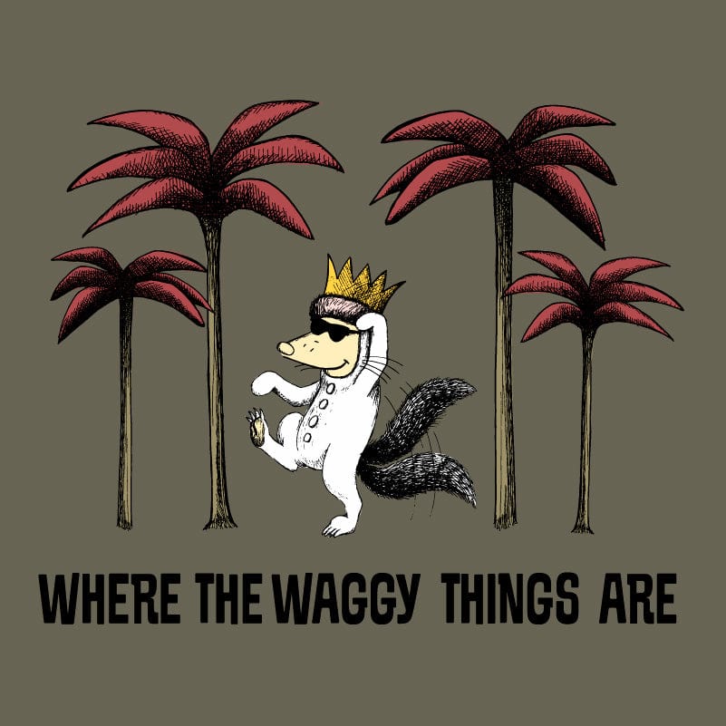 Where The Waggy Things Are - Classic Long-Sleeve T-Shirt