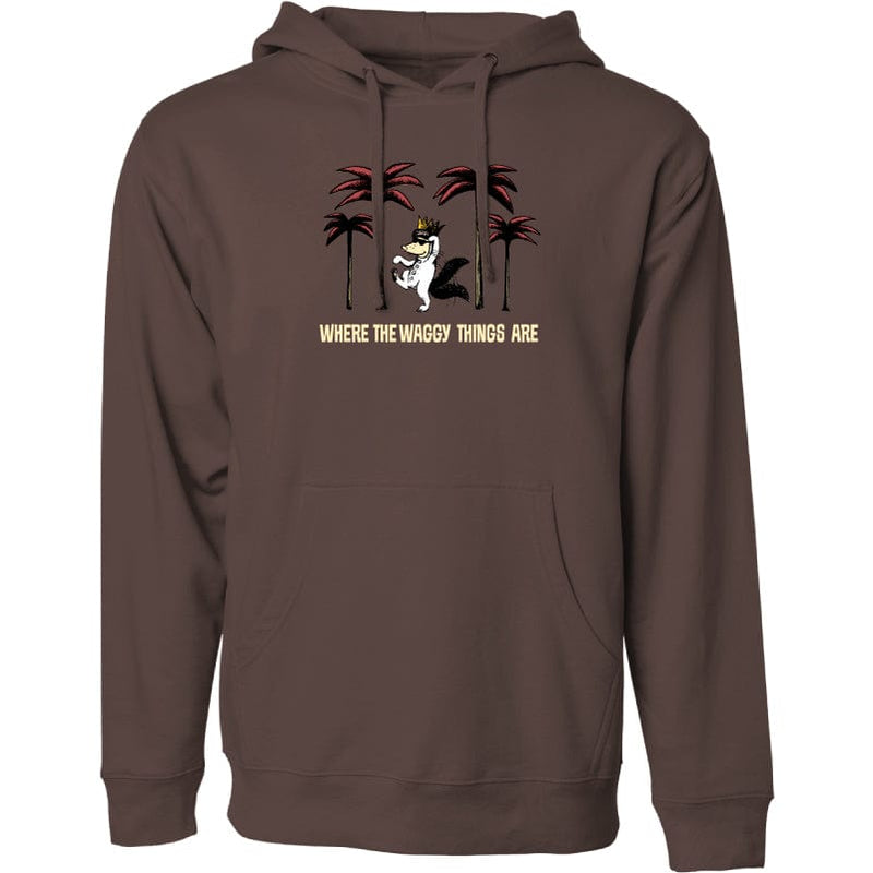 Where The Waggy Things Are - Sweatshirt Pullover Hoodie