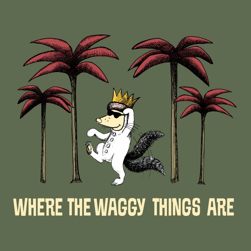 Where The Waggy Things Are - Lightweight Tee