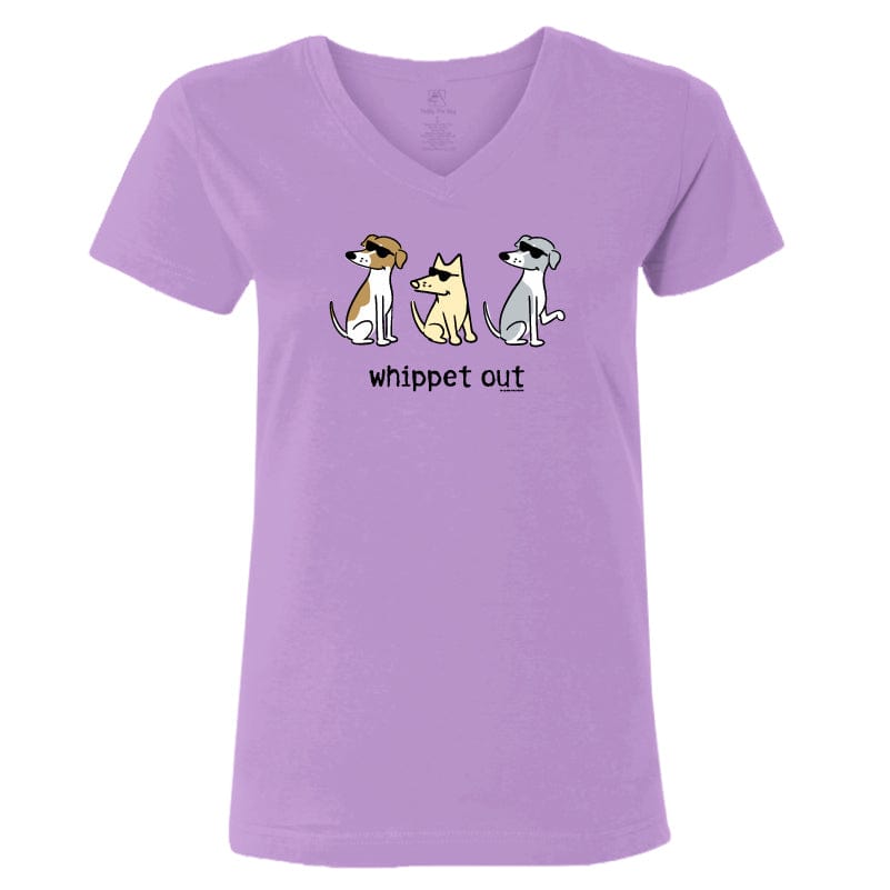 Whippet Out - Ladies T-Shirt V-Neck