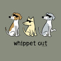 Whippet Out - Ladies Curvy V-Neck Tee