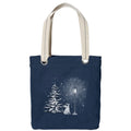Winter Lampost - Canvas Tote