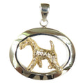 Wire Fox Terrier Sterling & 14k Gold Jewelry