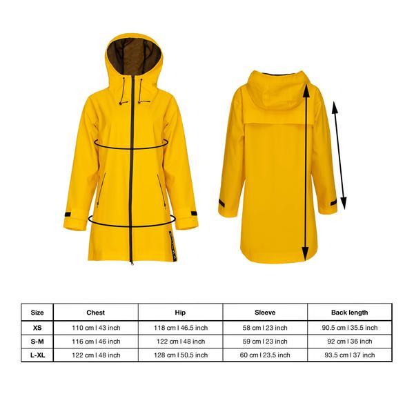 PAIKKA Women's Reflective Visibility Raincoat