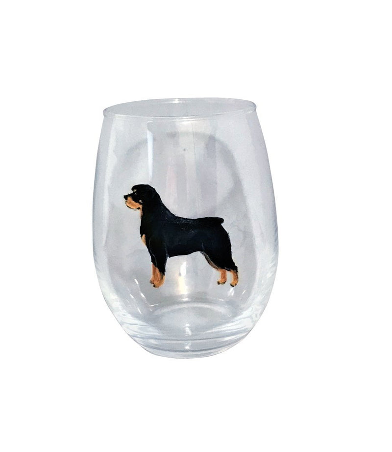 Working Group - Hand-Painted Stemless Wine Glass