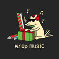 Wrap Music - Ladies T-Shirt V-Neck