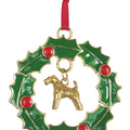 Airedale Terrier Wreath Ornament