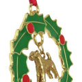 Airedale Terrier Wreath Ornament