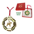 Airedale Terrier Wreath Ornament