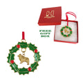 Australian Shepherd Wreath Ornament
