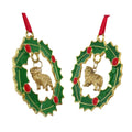 Australian Shepherd Wreath Ornament
