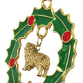 Australian Shepherd Wreath Ornament