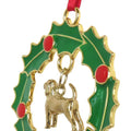 Beagle Wreath Ornament