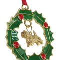Cairn Terrier Wreath Ornament