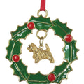 Cairn Terrier Wreath Ornament
