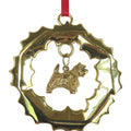 Cairn Terrier Wreath Ornament