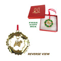 Cairn Terrier Wreath Ornament
