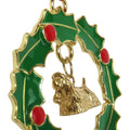 Cocker Spaniel Wreath Ornament