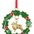 Collie Wreath Ornament