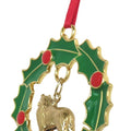 Collie Wreath Ornament