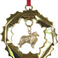 Collie Wreath Ornament