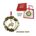 Collie Wreath Ornament