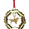 Golden Retriever Wreath Ornament