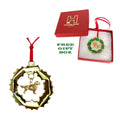 Golden Retriever Wreath Ornament