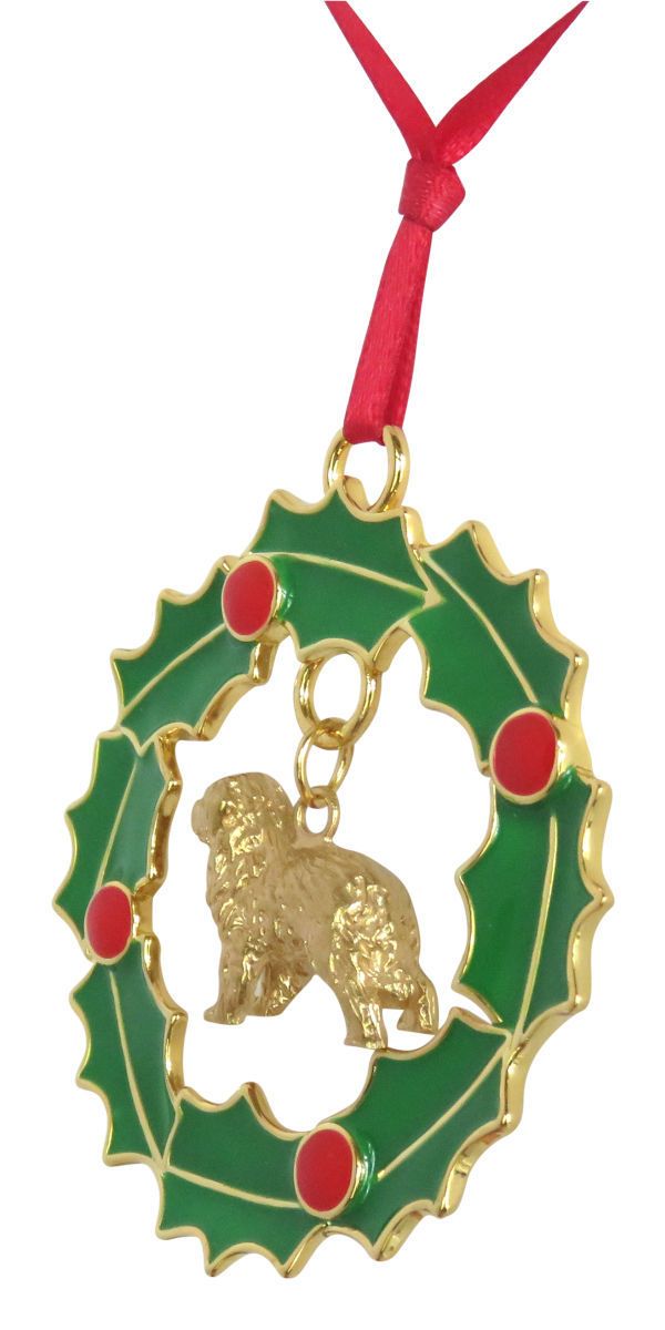 Great Pyrenees Wreath Ornament